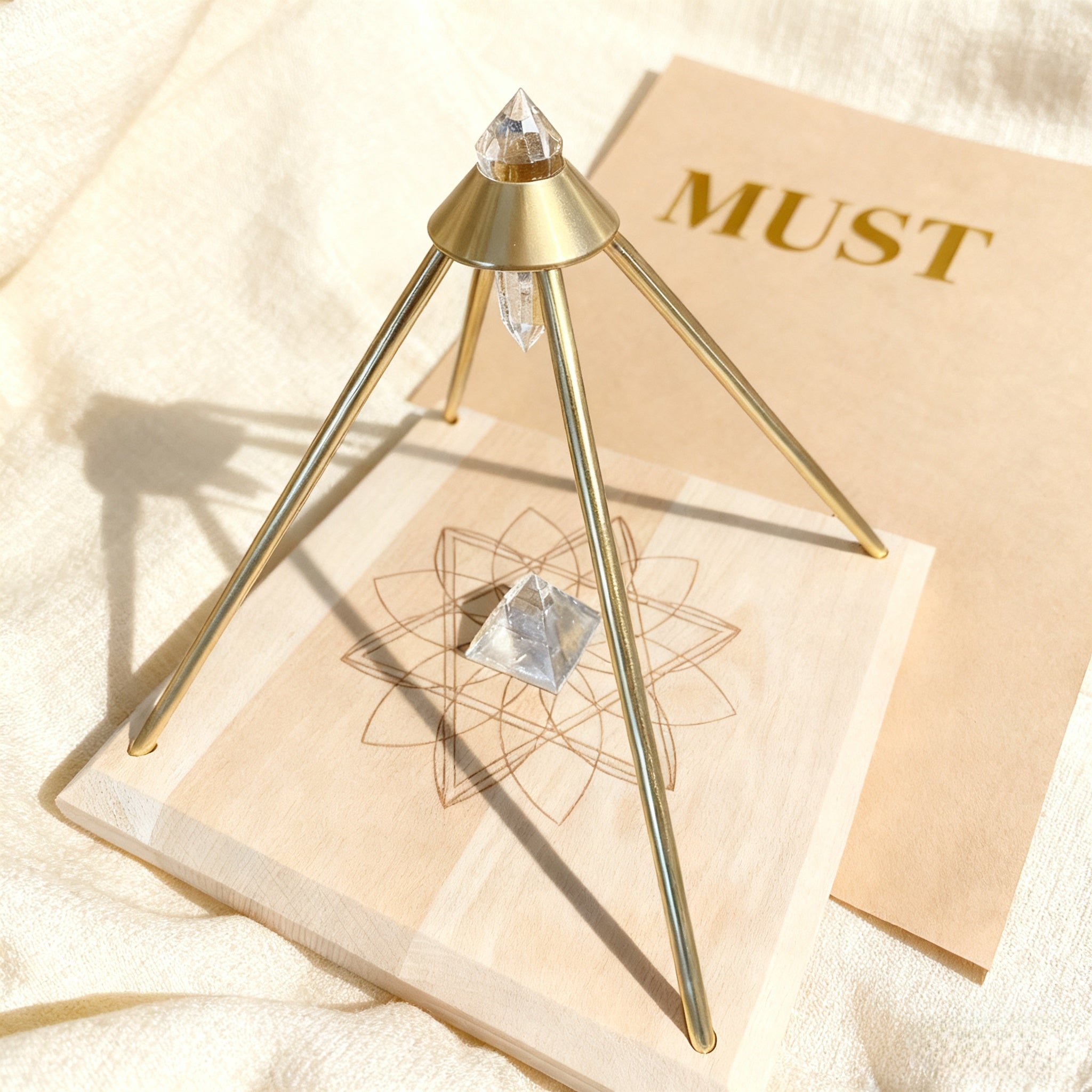 Muse Stone Pyramid-shaped energy amplifier (purifies the environment and eliminates negative magnetic fields)⭐⭐⭐⭐⭐ Over 10,000 satisfied customers