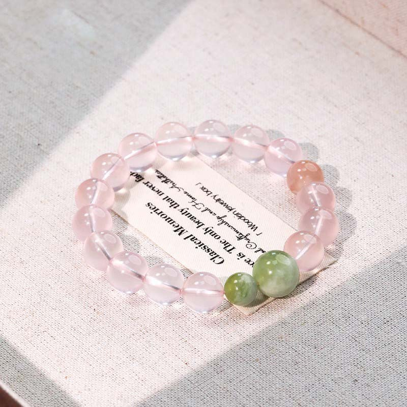 Collector-grade luxury ultra-pure pink crystal bracelet, purifies the magnetic field and balances spiritual energy⭐⭐⭐⭐⭐ Over 10,000 satisfied customers