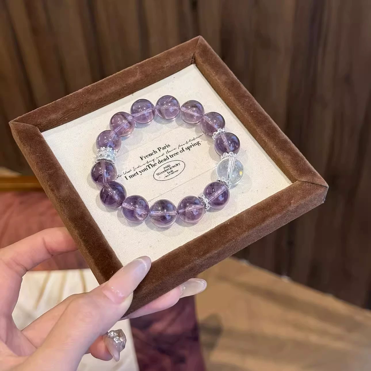 Collector-grade light luxury ultra-pure amethyst bracelet, purifies the magnetic field, balances spiritual energy⭐⭐⭐⭐⭐ Over 10,000 satisfied customers